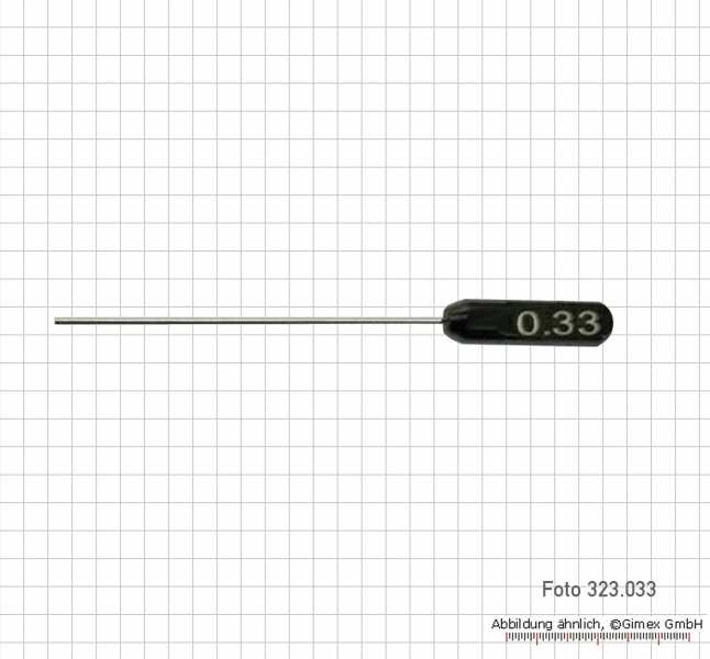 Prüfstift, einzeln, 0,41 mm, +/- 0.002 mm