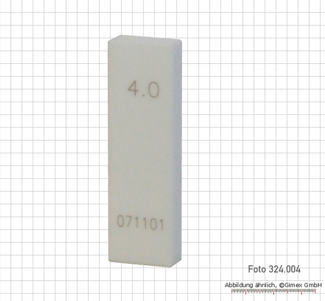 Ceramic block gauge 11.5 mm, degree 1