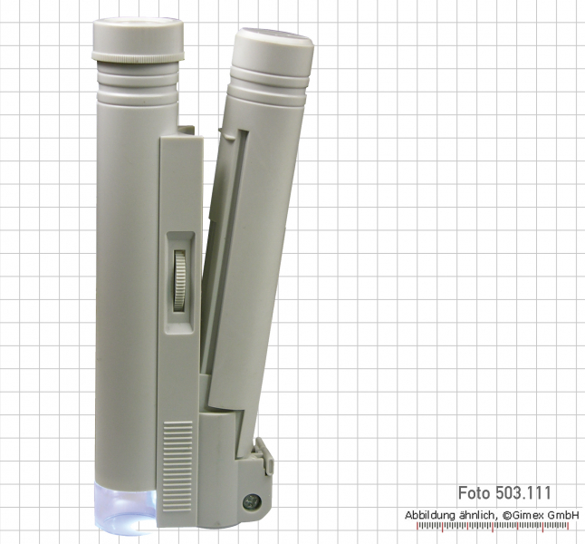 Rod microscope with LED-light 200X