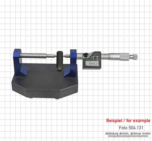 Universal measuring table with dig. micrometer head