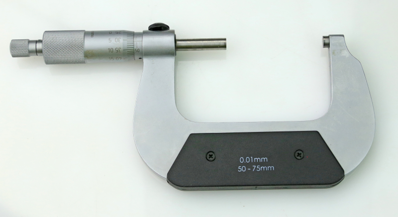 Prec. outside micrometers for rigth and left hand,  50 - 75 mm