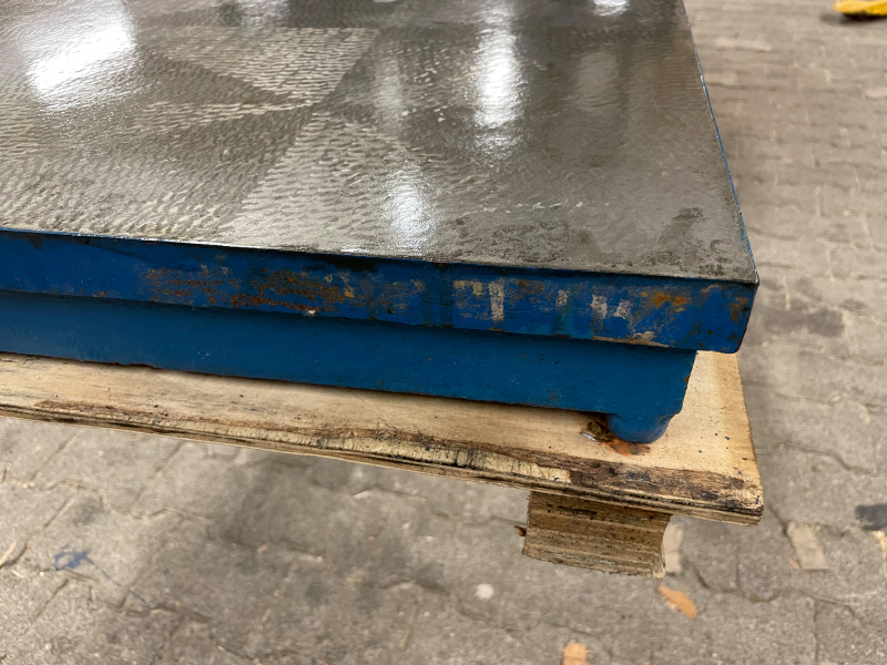 S536: Cast iron plate 800x500 mm, DIN 876/1