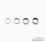 Shim ring set for range 50 - 100 mm, 0,5 - 3 mm