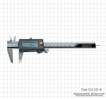 Dig.-Taschen-Messschieber 150 mm, IP 67