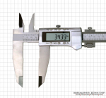 Dig.-WS-Messschieber mit Kreuzspitzen und Messerschnabel, 500 x 150 mm