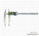 Digital control caliper with points, IP65, 600 x 150 mm