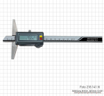 Digital depth caliper 200 mm, IP 67