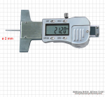 Dig.-Tiefenmaß, mit Stiftspitze ø 2 x 30 mm