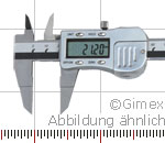 Digital caliper with thin jaws, 150 mm