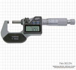 Digital Micrometer IP 65, DIN 863,  0-25 mm