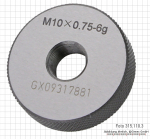 Thread ring gauges, "GO", M 42 x 1.5