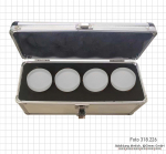 Plane face glass set for inspection of micrometer 0 - 25 mm